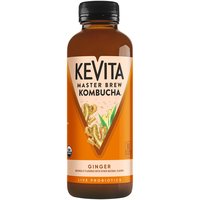 Kevita Master Brew Kombucha Ginger Naturally Flavored, 15.2 Ounce
