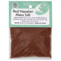 Salty Wahine Red Hawaiian Alaea Salt, 4 Ounce