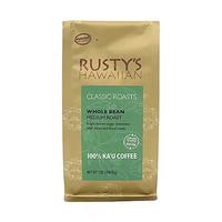 Rusty's Hawaiian 100% Ka'u Coffee, Classic Roast, Whole Bean, 7 Ounce