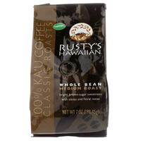 Rusty's Dark Coffee, Whole Bean, 7 Ounce