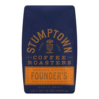 Stumptown Organic Founder's Vanilla & Cocoa Powder Blend Whole Bean Coffee, 12 Ounce