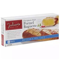 Julian's Pretzel Baguette, Butter & Sea Salt, 11.3 Ounce