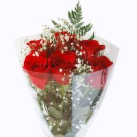 6 Rose Arrangement Bouquet, 8-Stem, 50cm, 1 Each