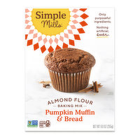 Simple Mills Gluten Free Pumpkin Muffin Mix, 9 Ounce