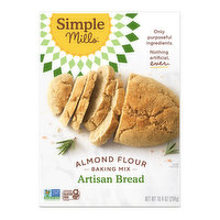 Simple Mills Gluten Free Artisan Bread Mix, 10.4 Ounce