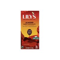 Lily's Dark Chocolate Bar, Almond, 55% Cocoa, 3 Ounce