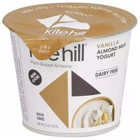 Kite Hill Dairy-Free Almond Milk Yogurt, Vanilla, 5.3 Ounce