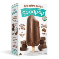 Goodpop Frozen Pops Chocolate Fudge, 10 Ounce