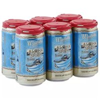 Waikiki Aloha Spirit Beer, Cans (Pack of 6), 72 Ounce