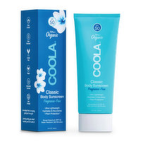 Coola Classic Body Organic Sunscreen Lotion SPF 50 - Fragrance Free, 5 Ounce