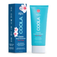 Coola Classic Body Organic Sunscreen Lotion SPF 50 - Guava Mango, 5 Ounce