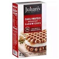 Julians Cauli-Wafels, Egg White & Smoked Gouda, 8 Ounce