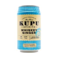 Kupu Whiskey Ginger, 12 Ounce