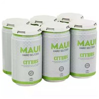 Maui Citrus Hard Seltzer, Cans (Pack of 6), 72 Ounce