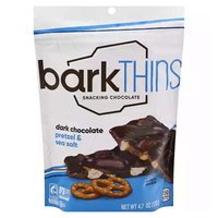 Bark Thins Dark Chocolate Pretzel & Sea Salt, 4.7 Ounce