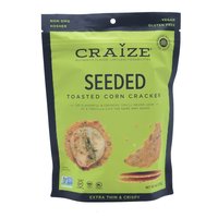 Craize Toasted Crisps Seeded, 4 Ounce