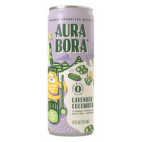 Aura Bora Sparkling Water Lavender Cucumber, 12 Ounce