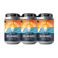 Aloha Beer Mellow Waves Beer Cans (6-pack), 72 Ounce