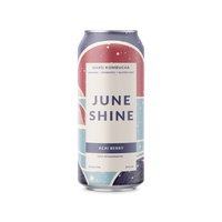 JuneShine Organic Hard Kombucha, Acai Berry, 16 Ounce