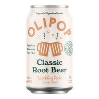 Olipop Sparkling Root Beer, 12 Ounce
