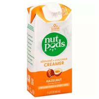 Nutpods Creamer, Hazelnut, Unsweetened, 11.2 Ounce