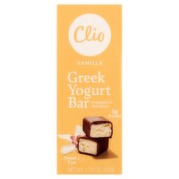 Clio Yogurt Bars Vanilla, 1.76 Ounce