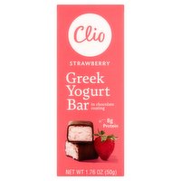 Clio Yogurt Bars Strawberry, 1.76 Ounce