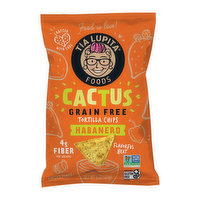 Tia Lupita Cactus Tortilla Chips Habanero, 5 Ounce