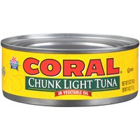 Coral Chunk Light Tuna, Oil, 5 Ounce