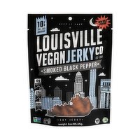 Louisville Vegan Jerky Black Pepper, 3 Ounce