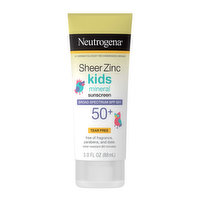 Neutrogena Neutrogena Sheer Zinc Kids Mineral Sunscreen Broad Spectrum SPF 50+, 3 Ounce