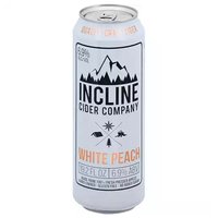 Incline Cider Beer, White Peach, 19.2 Ounce