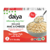 Daiya Cheezy Mac, Deluxe, Four Cheese Style with Herbs Mac & Cheeze, 10.6 Ounce