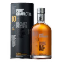 Port Charlotte Heavily Peated Islay Single Malt Scotch Whisky, 750 Millilitre