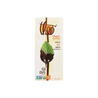 Theo Organic 70% Dark Chocolate Bar, Mint, 3 Ounce