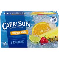 Capri Sun Tropical Punch (Pack of 10), 60 Ounce