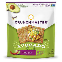 Crunchmaster Avocado Toast Cracker Chili Lime, 3.54 Ounce