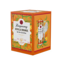 Tanqueray Sevilla Orange Gin & Soda (4-pack), 1420 Millilitre