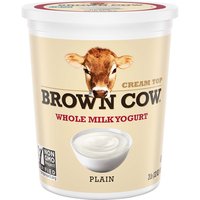 Brown Cow Whole Milk Yogurt, Plain , 32 Ounce