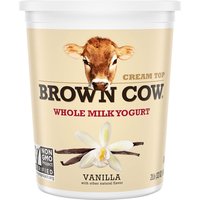 Brown Cow Whole Milk Yogurt, Vanilla , 32 Ounce