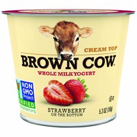 Brown Cow Yogurt, Strawberry, 5.3 Ounce