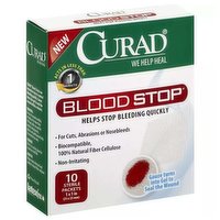 Curad Blood Stop Guaze, 10 Each