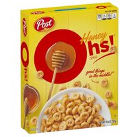 Post Honey Oh's! Cereal, 10.5 Ounce