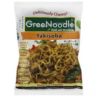 GreeNoodle Instant Noodle Soup, Yakisoba, 3 Ounce