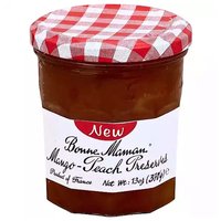 Bonne Maman Preserves, Mango, Peach , 13 Ounce