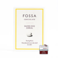 Fossa Salted Egg Cereal Blond Chocolate, 50 Gram