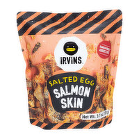 Irvins Salted Egg Salmon Skin, 3.7 Ounce