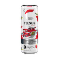 Celsius Live Fit Cosmic Vibe Energy Drink Sparkling Fruit Punch, 12 Ounce