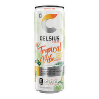 Celsius Sparkling Tropical Vibe Energy Drink, 12 Ounce