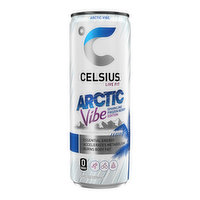 Celsius Arctic Vibe Sparkling Frozen Berry Energy Drink, 12 Ounce